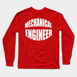 Mechanical engineer Typography Long Sleeve T-Shirt